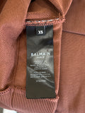 BALMAIN - Cropped Logo Hooded Jumper Sz XS