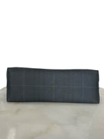 BURBERRY - Navy Check Haymarket Shoulder Bag