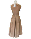 SCANLAN THEODORE - Cotton Sateen Almond Cargo Dress Sz 6