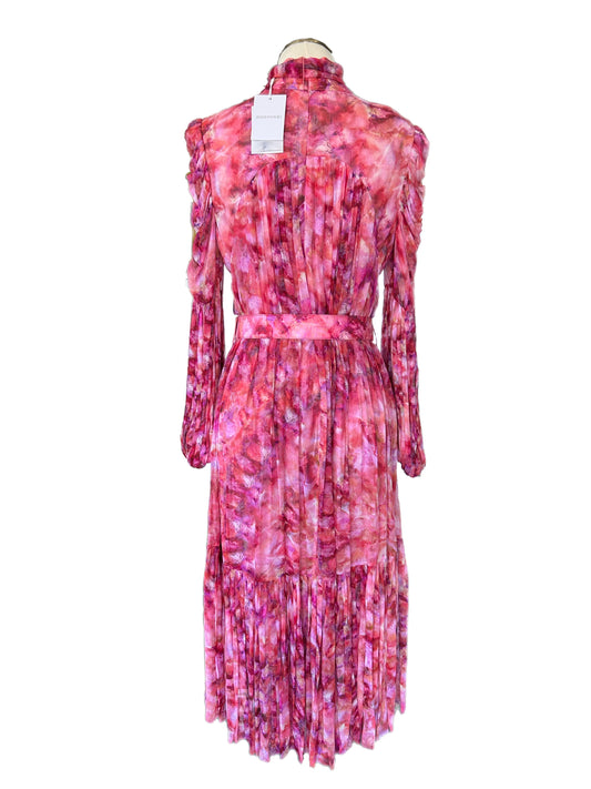 ZIMMERMANN - Garnet Kaleidoscope Tie Neck Gown Sz 3