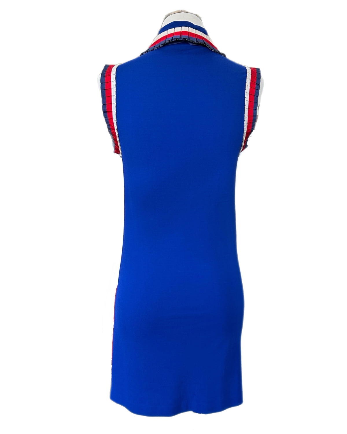 GUCCI - Tie-Neck Mini Shift Dress Sz S