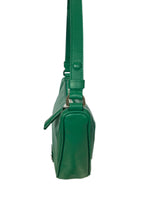 PRADA - Green Leather Triangle Shoulder Bag