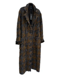 AVANT TOI - Felted Wool- Blend Houndstooth Coat Sz XL