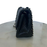 CHANEL - Mini Square Flap Bag in Black