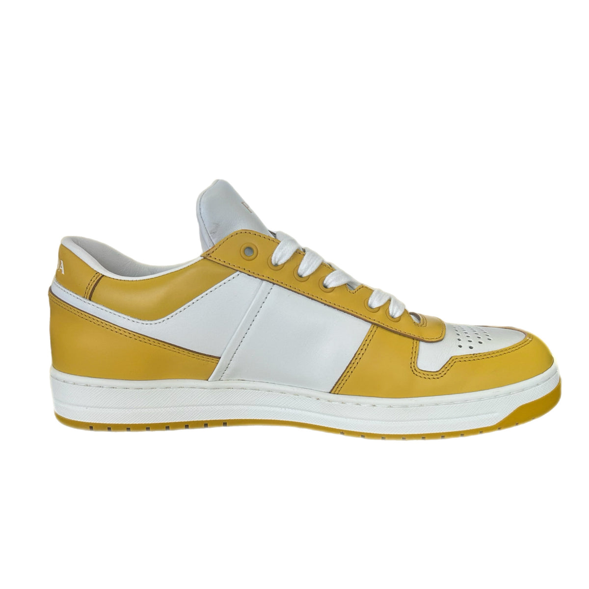 PRADA - Downtown Low-top Leather Sneakers Mens’ Sz 7.5/Suit AUS 7.5-8