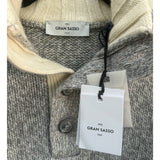 GRAN SASSO - Grey/White Marble Knit Jumper Sz 48