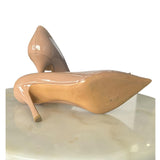 VALENTINO - One Stud Patent Leather Rose Cannelle Pumps 38.5