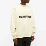 FEAR OF GOD ESSENTIALS - 
Logo 'Buttercream' Sweater Sz L