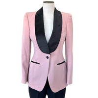 TOM FORD - Pink Wool & Silk Jacket Sz 40