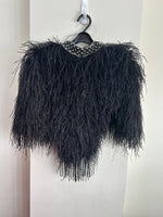 CAMILLA - Lady Of The Moon Feather Beaded Gilet Sz S