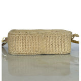 PRADA - Raffia Crochet Shoulder Bag