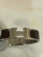 HERMÈS - Clic H Bracelet Moka PM