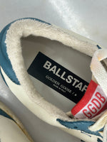 GOLDEN GOOSE - Ball Star Sneakers in Blue/White Sz 40