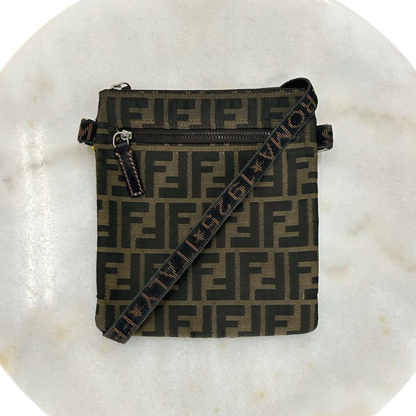 FENDI - Zucca FF Mofit Crossbody Bag