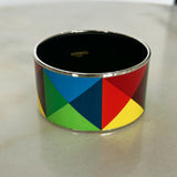 HERMES - Enamel Bangle Clous En Trompe L’oeil - Multicolour