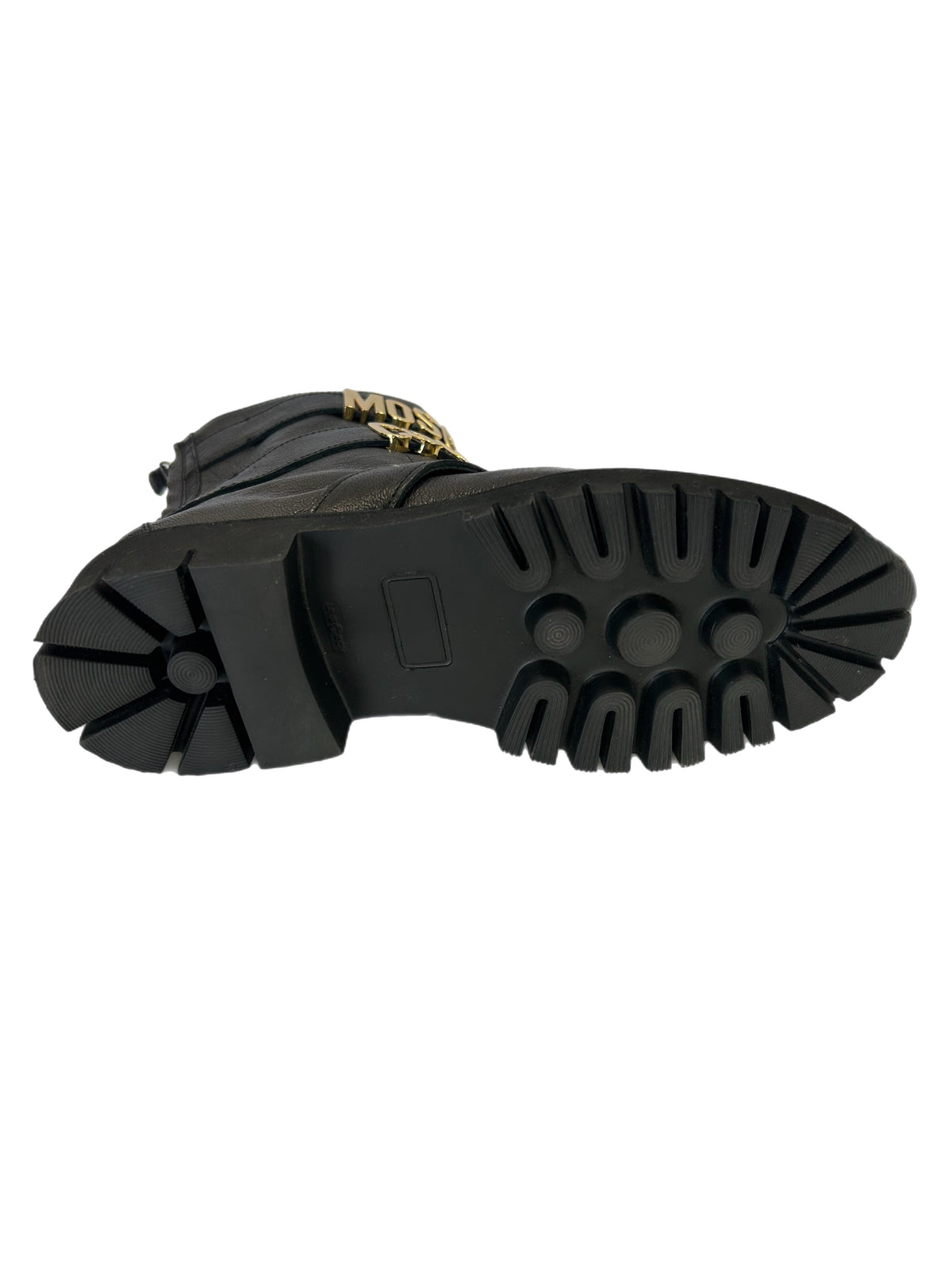 MOSCHINO - Milano Black Leather Boots Sz 40