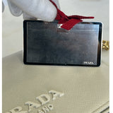 PRADA - White Saffiano Chain Bag