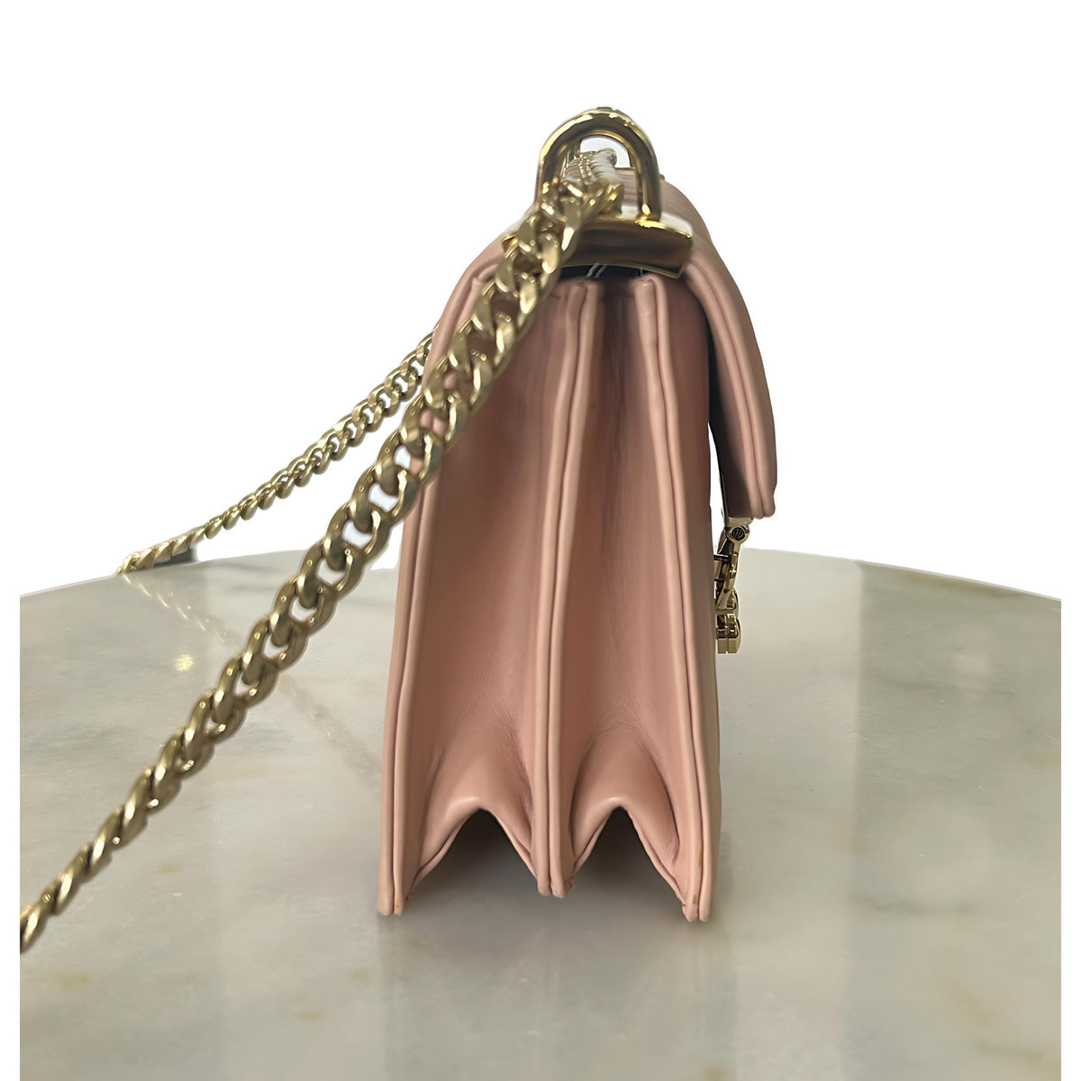MIU MIU - Confidential Orchid Pink Matelassé Shoulder Bag