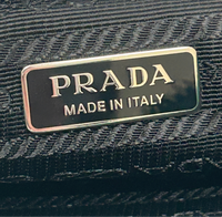 PRADA - Green Leather Triangle Shoulder Bag