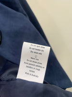 CARLA ZAMPATTI - Chelsea Suedette Cape Jacket - Navy Sz 14