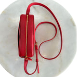 BALENCIAGA - Everyday Red Leather Camera Bag