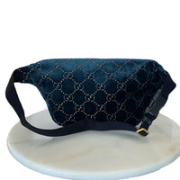 GUCCI - Velvet GG Monogram Belt Bag