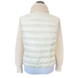 MONCLER - Cream Maglione Tricot Cardigan Sz S