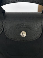 LONGCHAMP - Le Pliage Energy XS Black Top Handle Bag