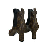 LOUIS VUITTON - Monogram Revival Ankle Boots Sz 36.5