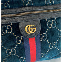 GUCCI - Velvet GG Monogram Belt Bag