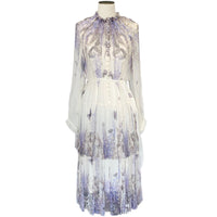 ZIMMERMANN - Luminous Tiered Midi Dress Sz 2