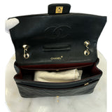 CHANEL - Black Quilted Classic Flap Shoulder Bag