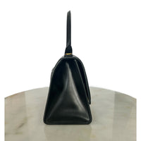 BALENCIAGA - Hourglass Small Black Handbag