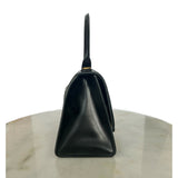 BALENCIAGA - Hourglass Small Black Handbag