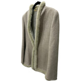VALENTINO - Wool / Angora Fur Trim Jacket