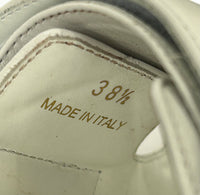 PRADA - White Padded Leather Sandals Sz 38.5