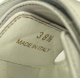 PRADA - White Padded Leather Sandals Sz 38.5