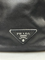 PRADA - Black Leather Tote / Shoulder Bag