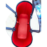 CHRISTIAN LOUBOUTIN - Blue Alligator Embossed Cabata Tote
