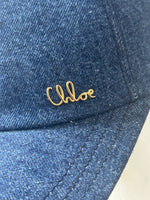 CHLOÉ - THE CHLOÉ ICONIC CAP IN DENIM
