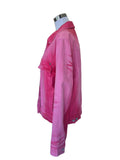 GIVENCHY - Luster Denim Jacket in Pink Sz S