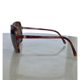 CHANEL - Red Tortoiseshell Sunglasses