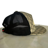 GUCCI - GG Monogram Bee Cap Sz L