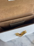 LOUIS VUITTON - Twist MM Chain Bag White / Gold