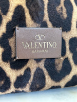 VALENTINO - Rockstud Leopard Tote / Shoulder Bag