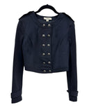 BURBERRY - Walford Military Jacket in Ink - UK8/ IT40