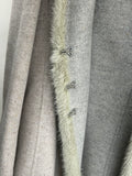 VALENTINO - Wool / Angora Fur Trim Jacket