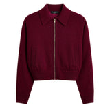 SCANLAN THEODORE - Cashmere Collared Bomber Sz M
