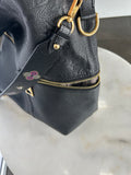 LOUIS VUITTON - Melie Monogram Empriente Black Shoulder Bag