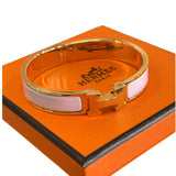 HERMÈS - Clic H Bracelet Rose Candeur GM